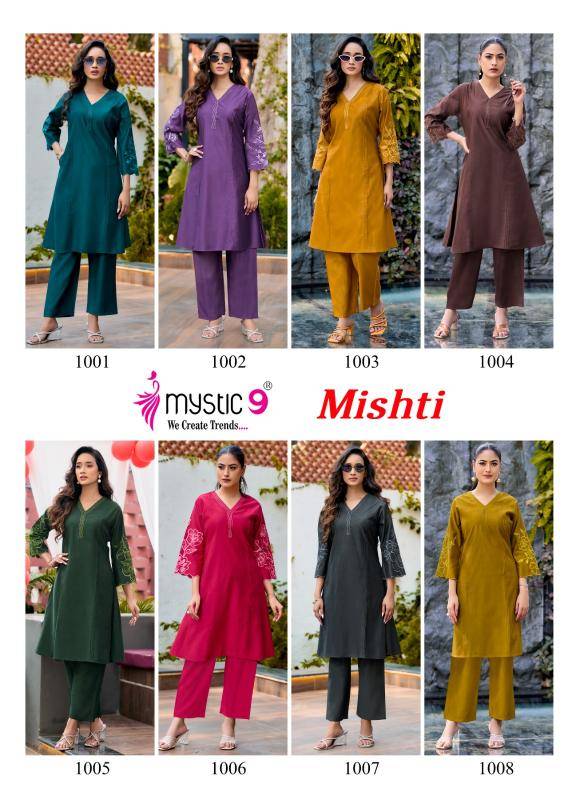 Mystic9 mishti vol 1 coord set Wholesale Kurti suppliers in Mumbai